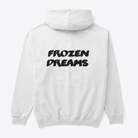 White Frozen Dreams T Shirt White áo T-Shirt Back