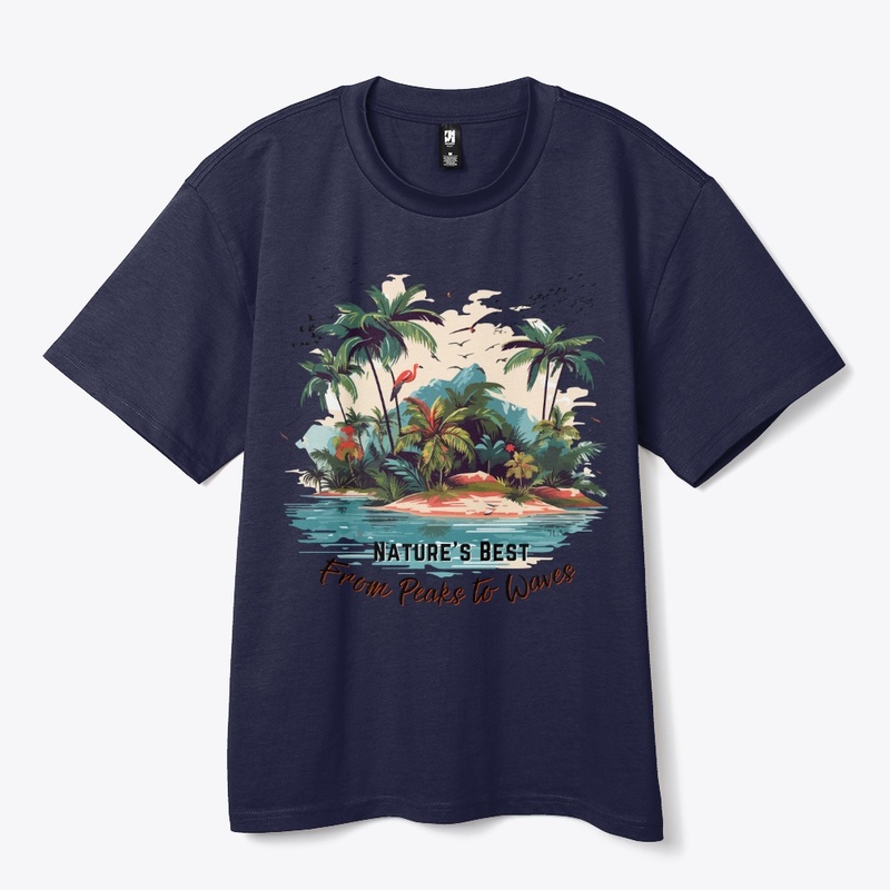 Summer Time Vibes Graphic T-shirt Black