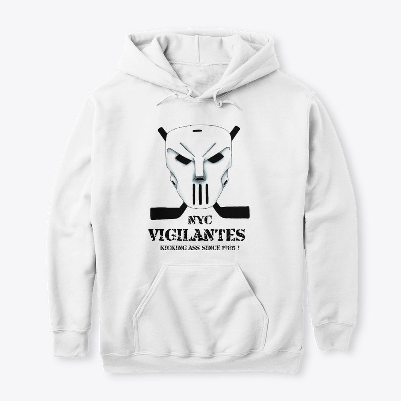 C JONES NYC VIGILANTES HOCKEY LOGO 