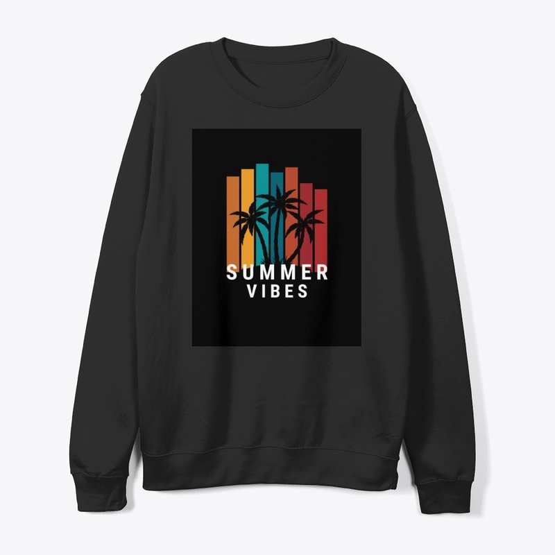 Black Yellow Summer Typography T-Shirt