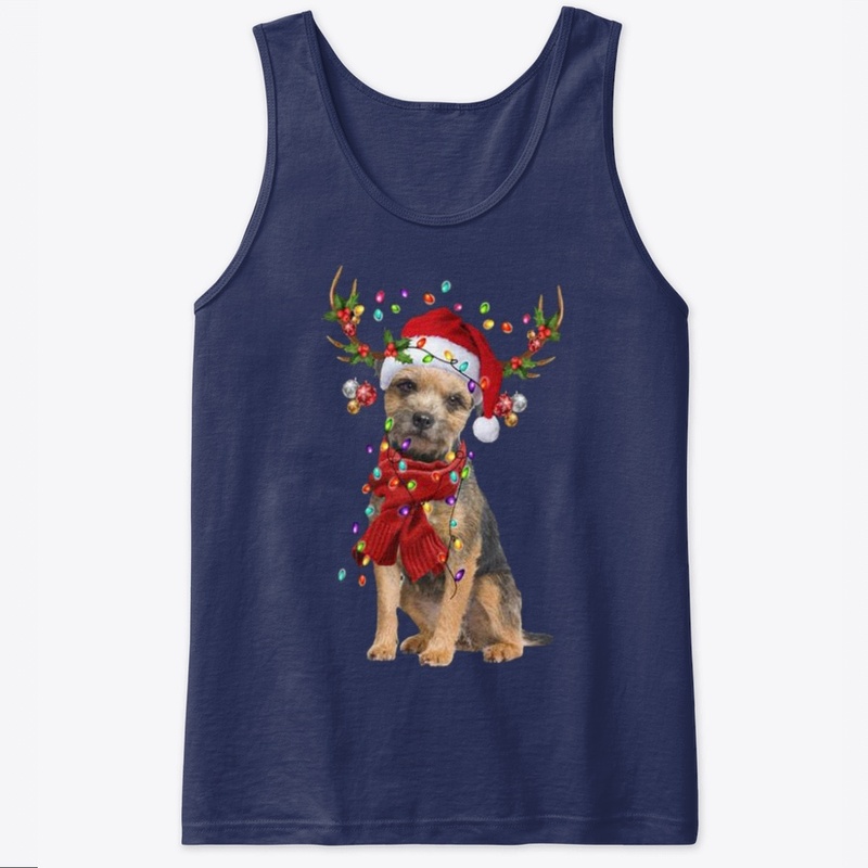BORDER TERRIER CHRISTMAS NEW T SHIRT