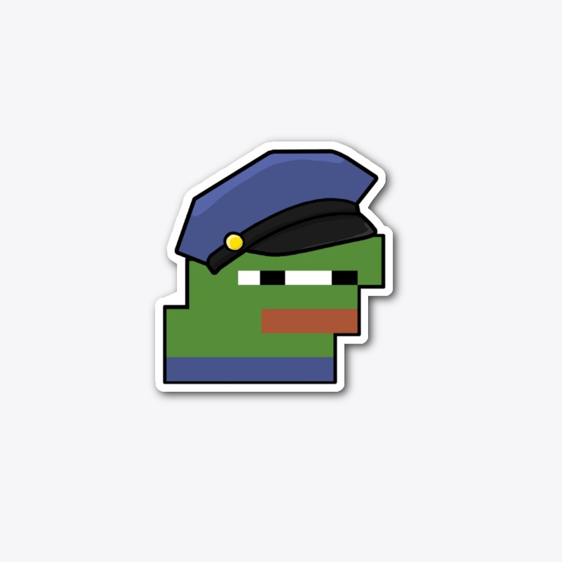 ongakuu Police Sticker