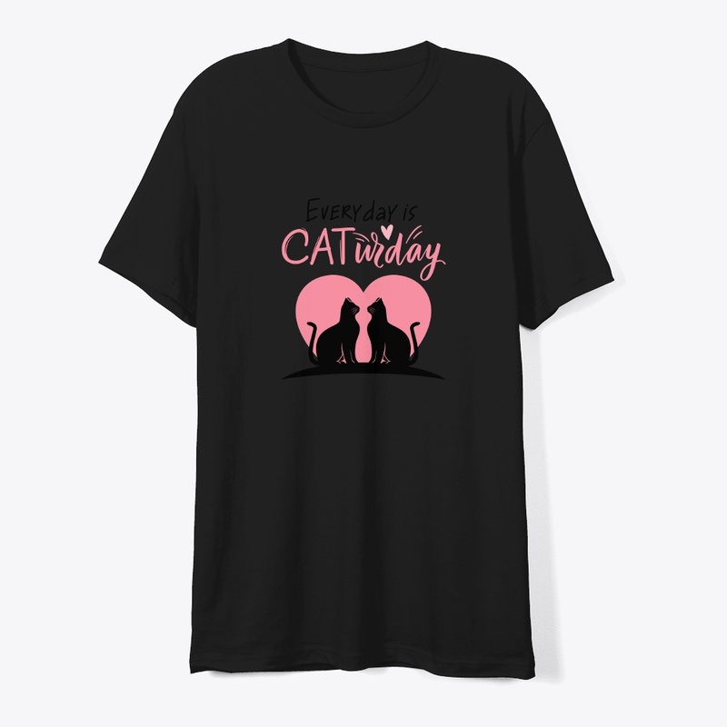 Pink Grey Illsutration Cats Lover Cute 