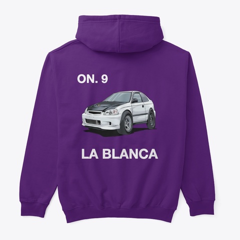 La Main Purple Camiseta Back
