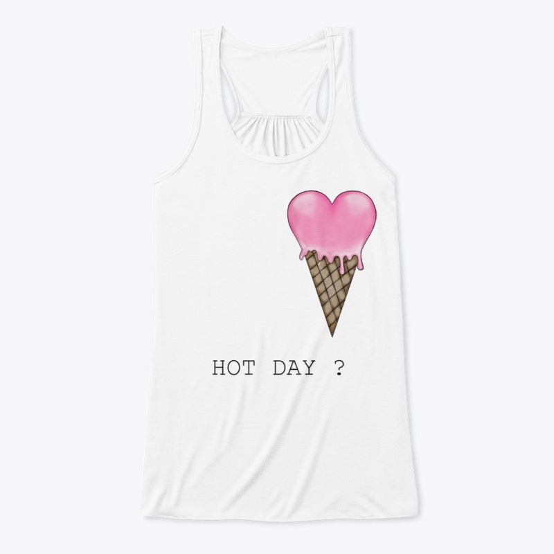 Heart On Ice Cream Cone