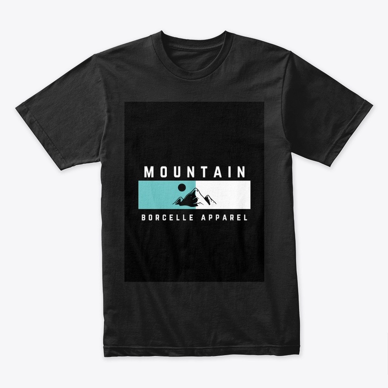 Men's Black Mountain Graphic T-Shirt  