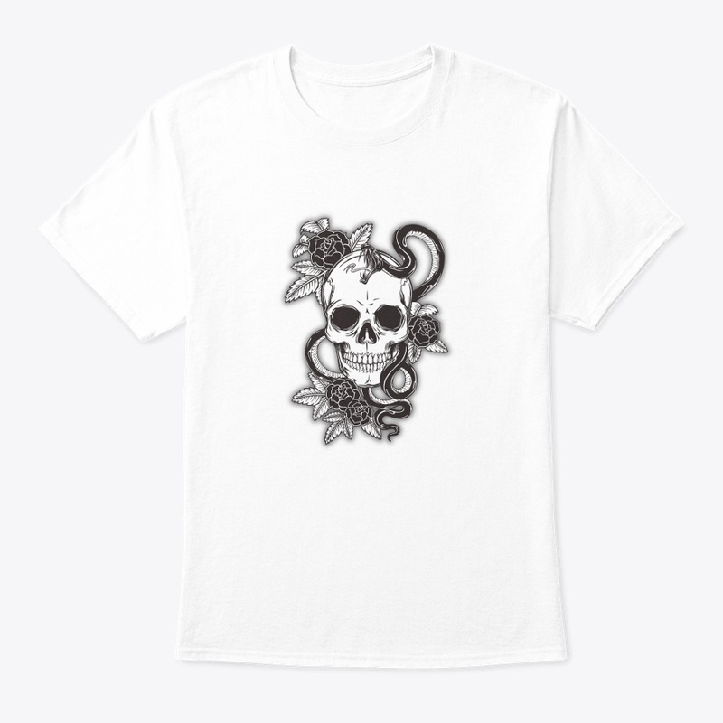Skull face T-shirt.