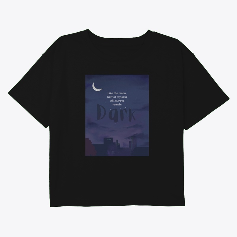 The darkness of moon