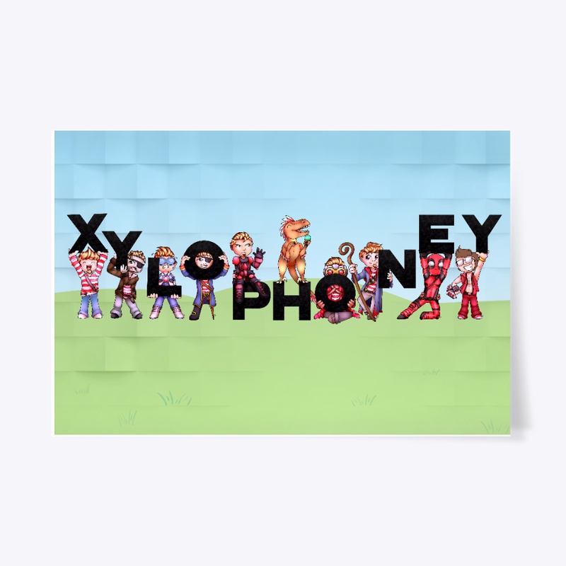 Xylophoney Character Poster