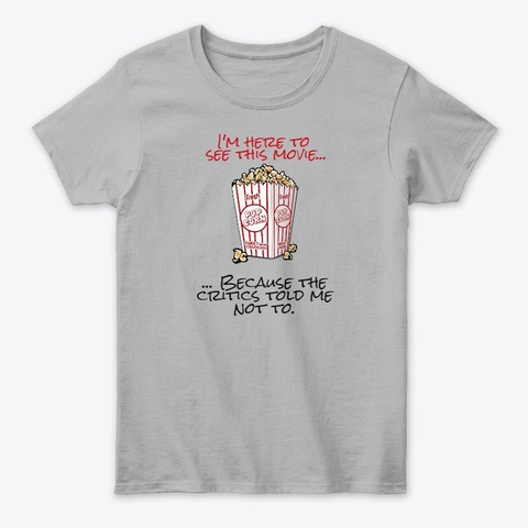 Stick It To The Critic Sport Grey Camiseta Front