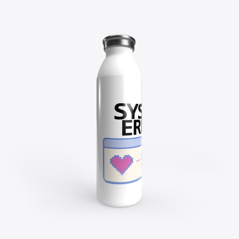 System Error (BLACK) Y2K Glitch Merch