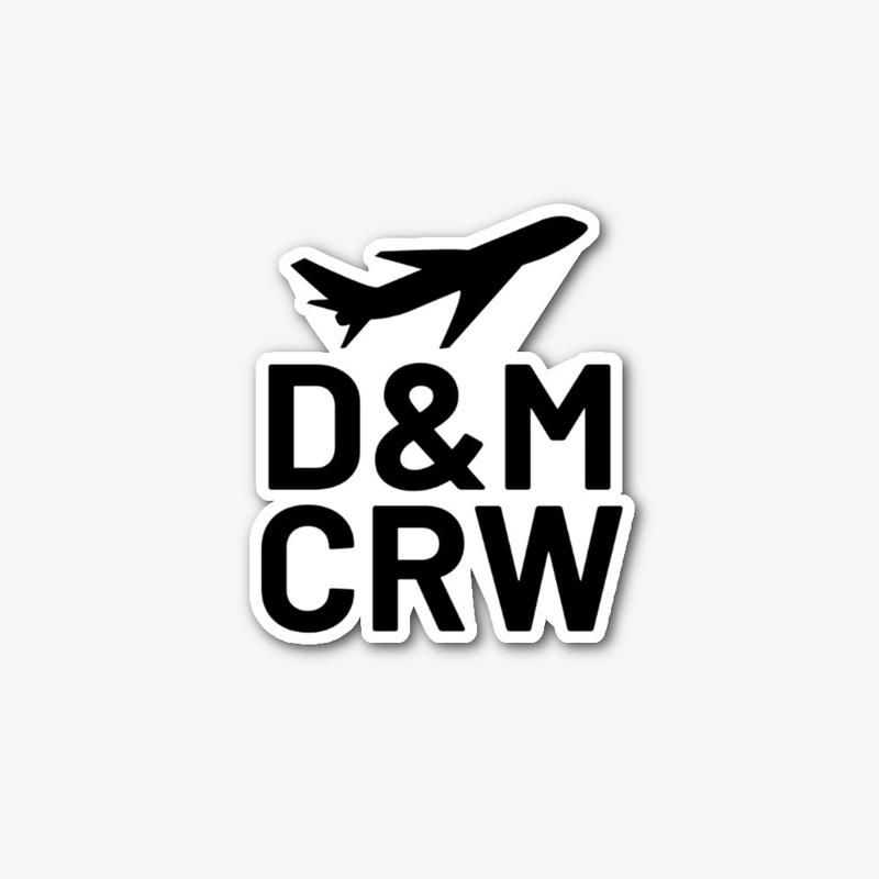 D&M CRW Plane Sticker
