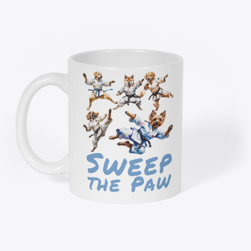 Sweep the Paw, Karate Dogs Graphic