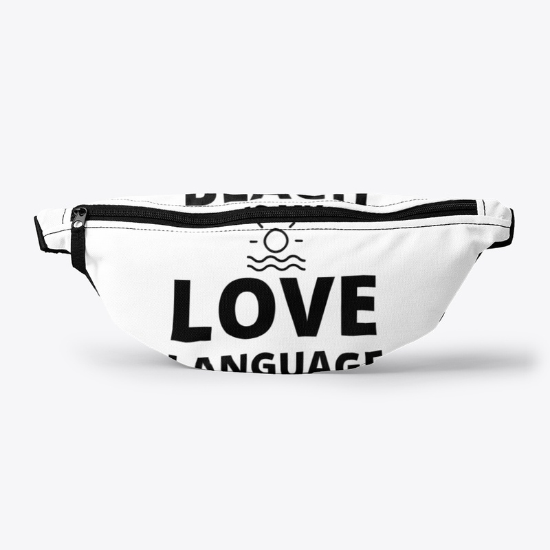 Beach is my love language funny summer q