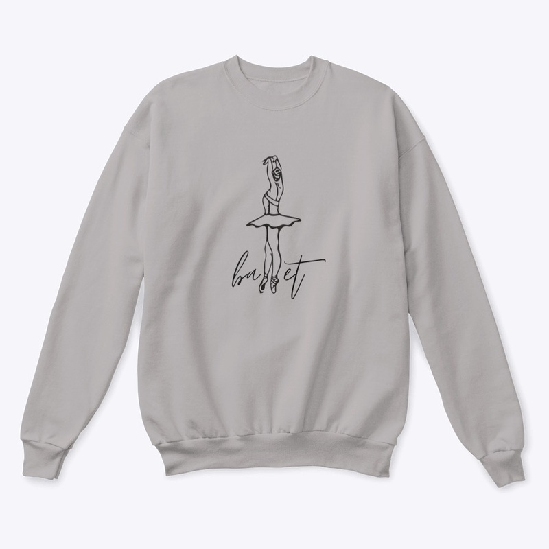 Ballet Dancer Silhouette Black