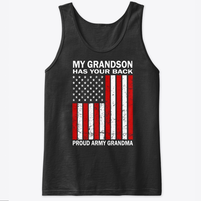 American Flag Army Grandma Veterans Day