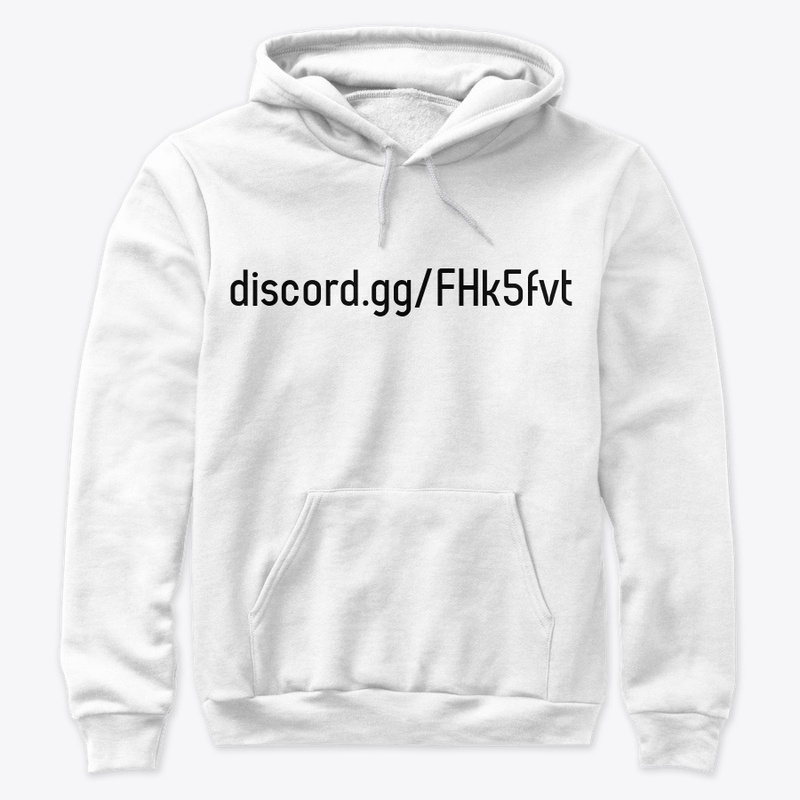 Hoodie with my Discord permalink (White)
