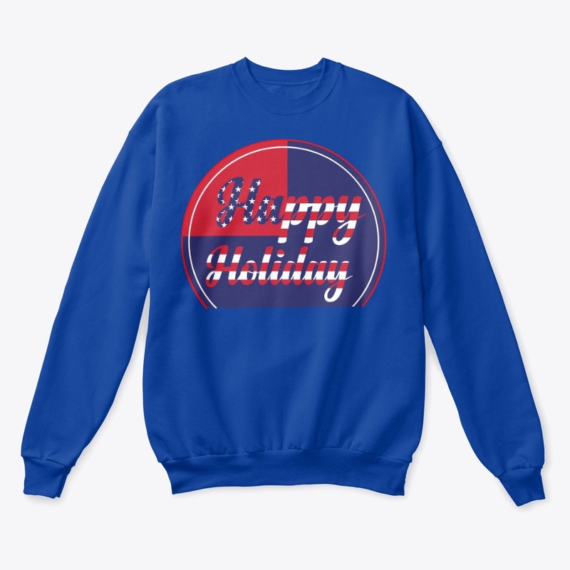 Happy Holiday USA T-shirt Design