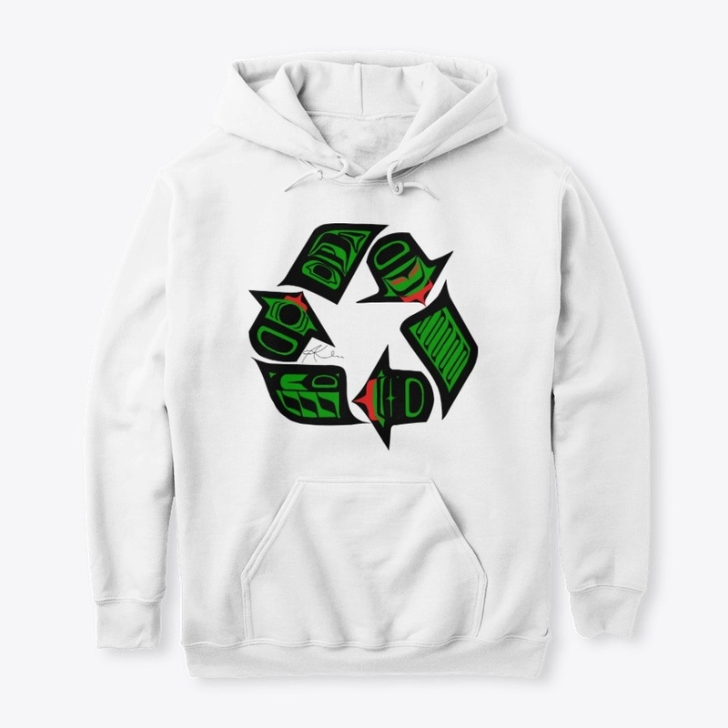 Tlingit Formline Recycle Symbol