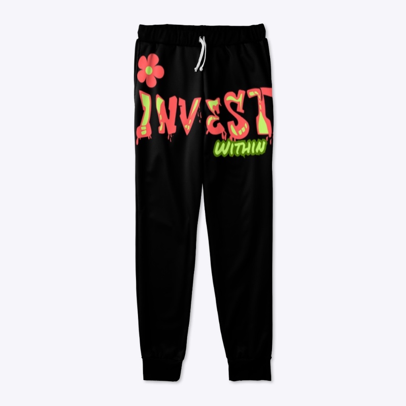 Invest within - sweatpants (spray paint)