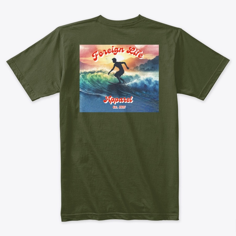 Foreign Life Surf Shirt Hip High Day