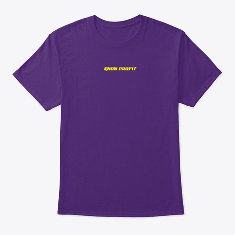 Knon Profit "Creature Comforts"  Purple Kaos Front