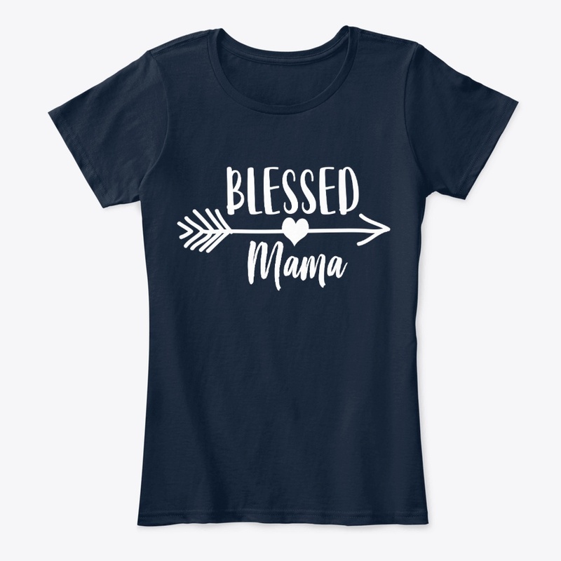 Mom Birthday Gift Blessed Mama T Shirt