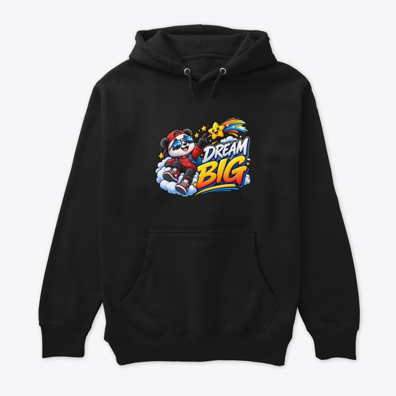 Dream Big – Cool Panda & Shooting Star 