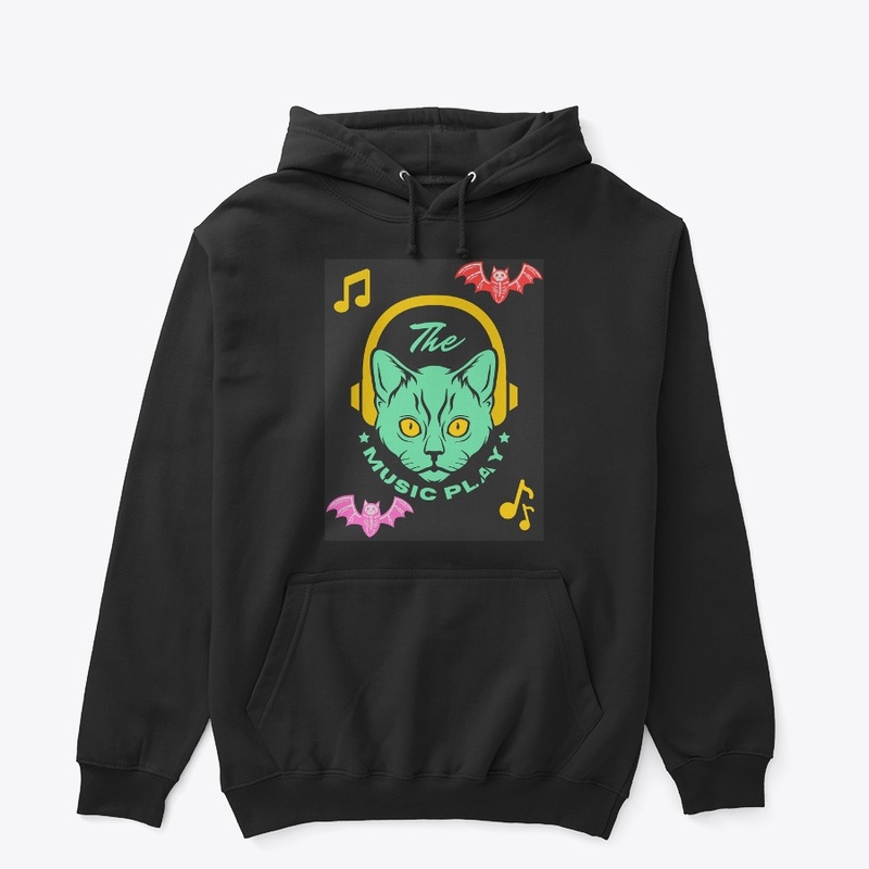 Cat music t-shirt