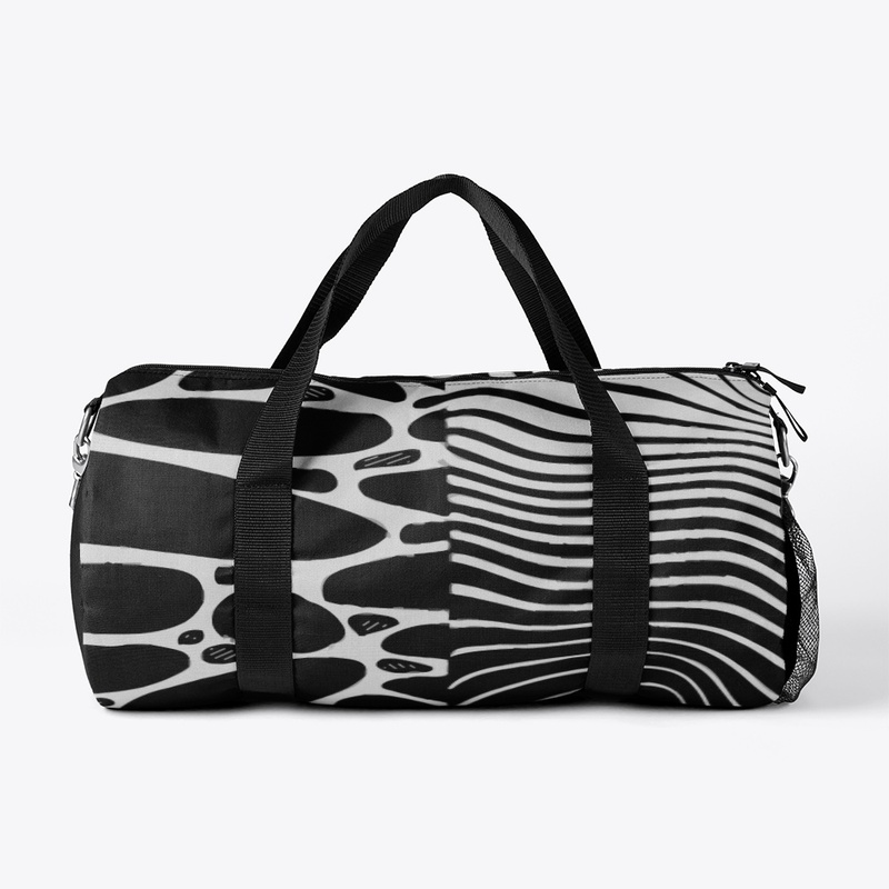 Black White Animal Print 