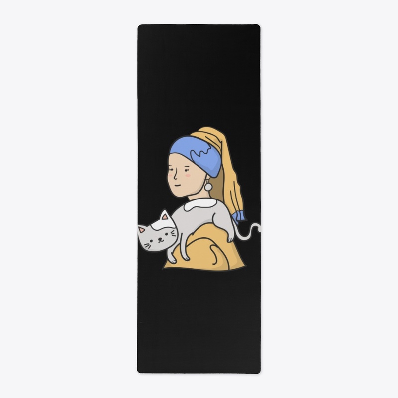 Cat mom, Girl with a pearl earring