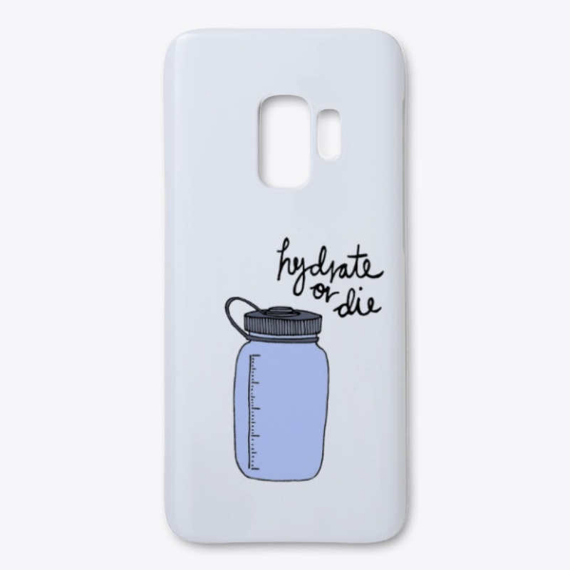 Hydrate or die - Sticker - phone cases 