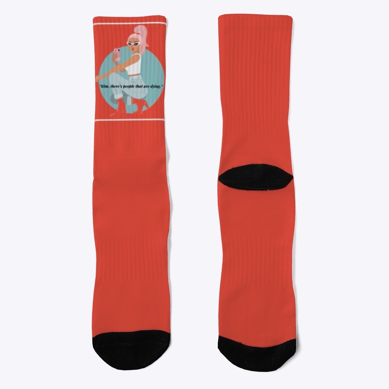 kim, socks