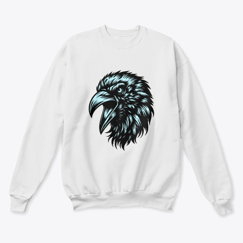 Powerful Angry Crow Art