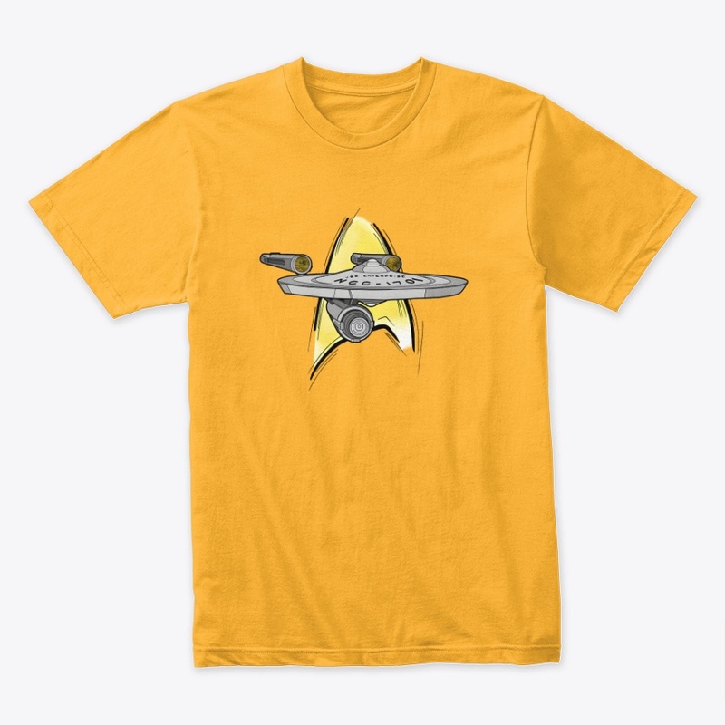 TREK FAN ART ENTERPRISE T-SHIRT