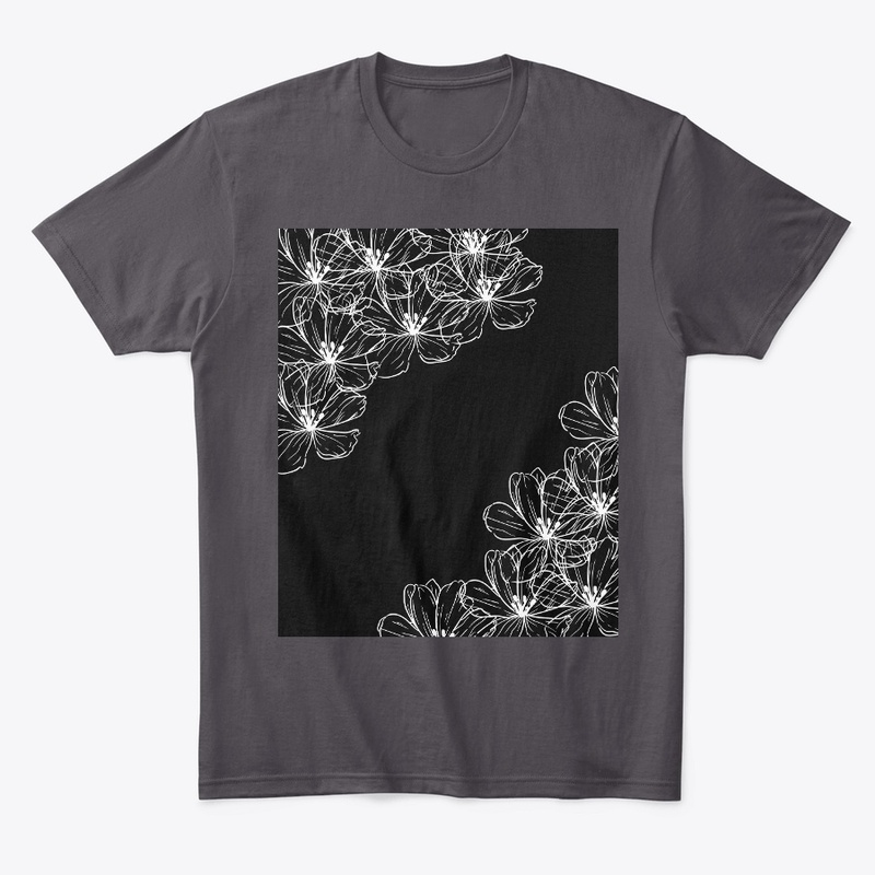 flower pattern t-shirt