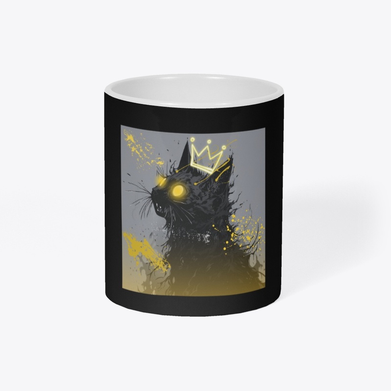 King Kat (Abstract Gold)