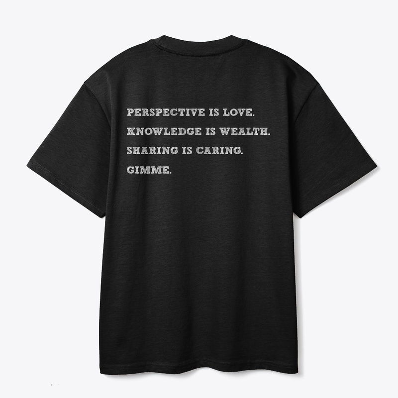 GIMME HEAVY TEE (White Font)