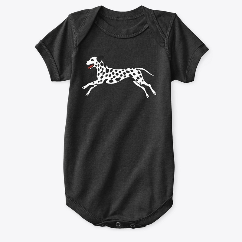 Running Dalmatian Dog 