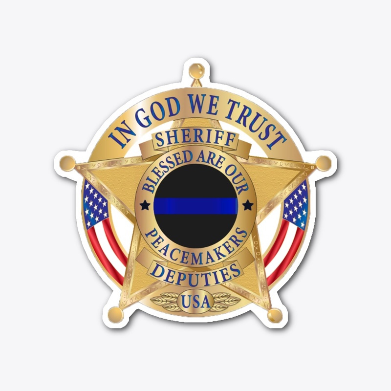 Sheriff Deputies Peacemakers sticker.