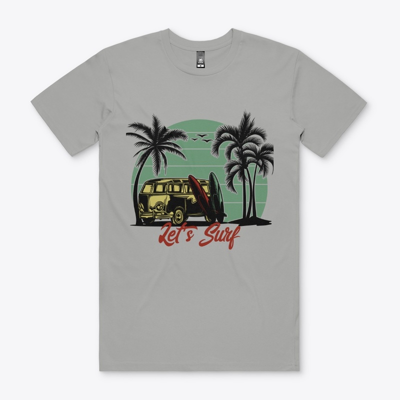 Let's surf unisex T-shirt