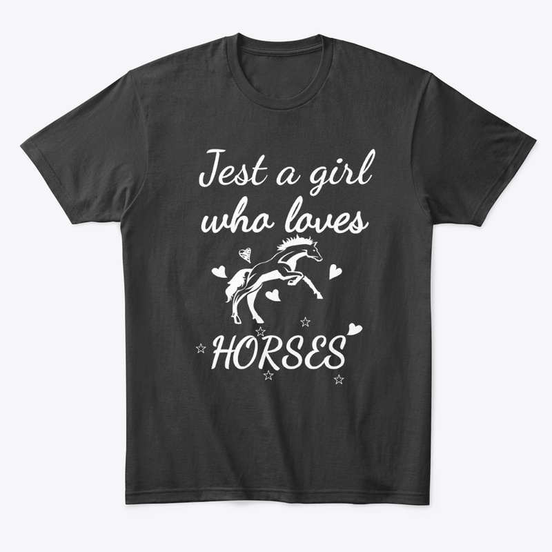 horses girl design