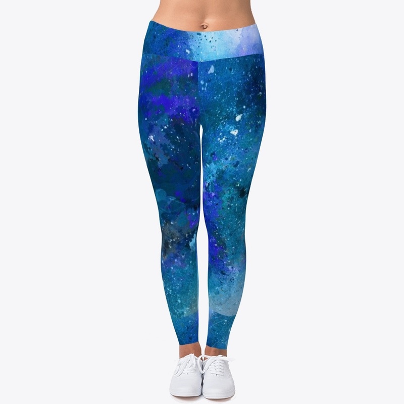  Watercolor Leggins 