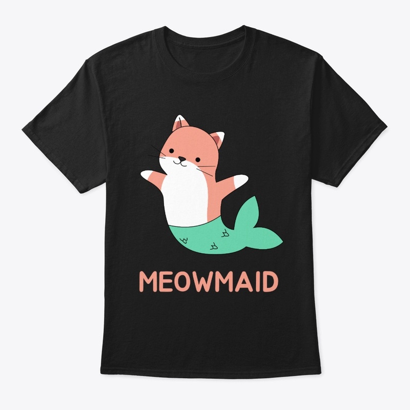 Meowmaid funny cat shirt