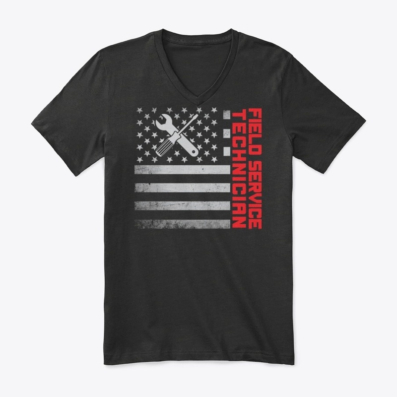 Field Service Technician US Flag Mask