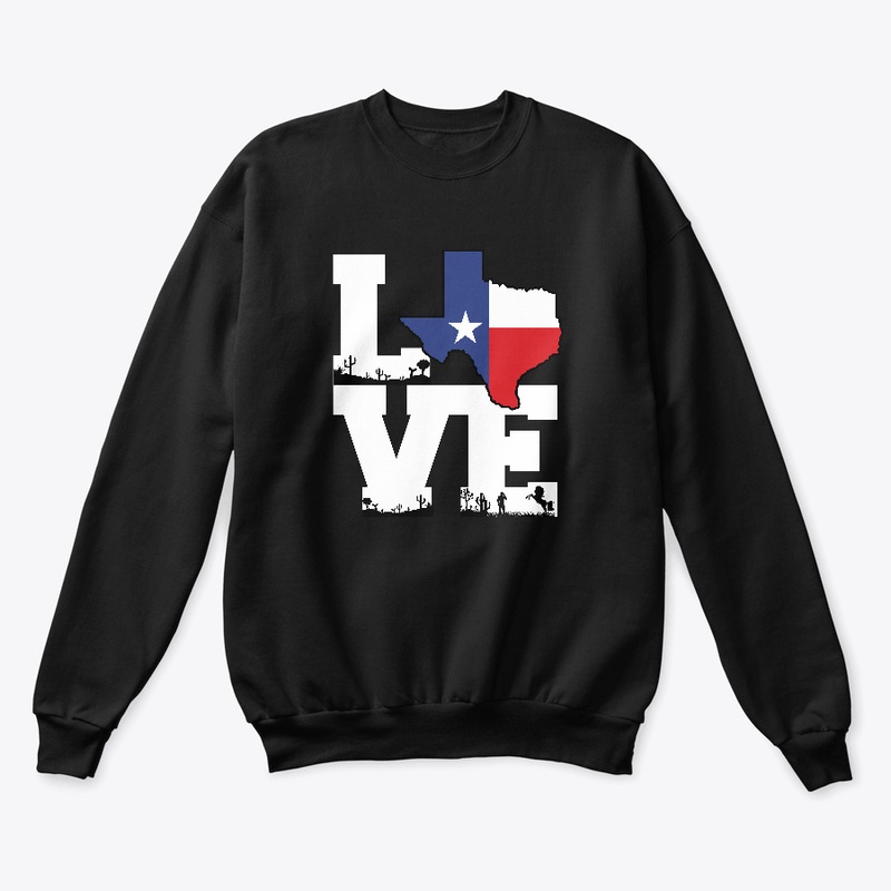 Love Texas Themed Lone Star Shirt