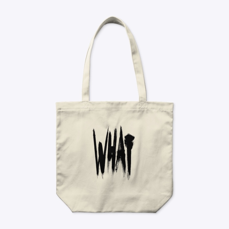 Word What in Radical Typography Black