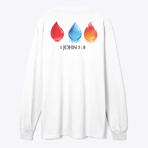See It Holy Elements White T-Shirt Back