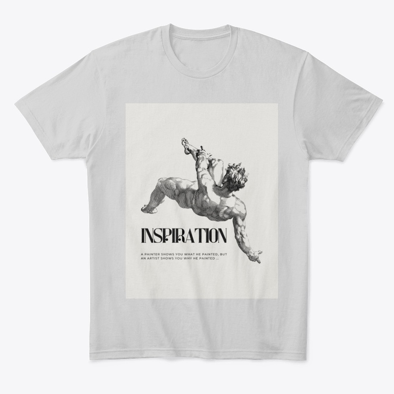 Falling Man Pencil Drawing Tee