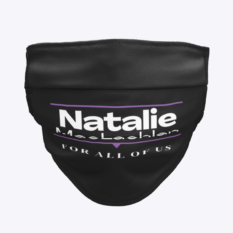Natalie 4 All of Us: Purple White Logo